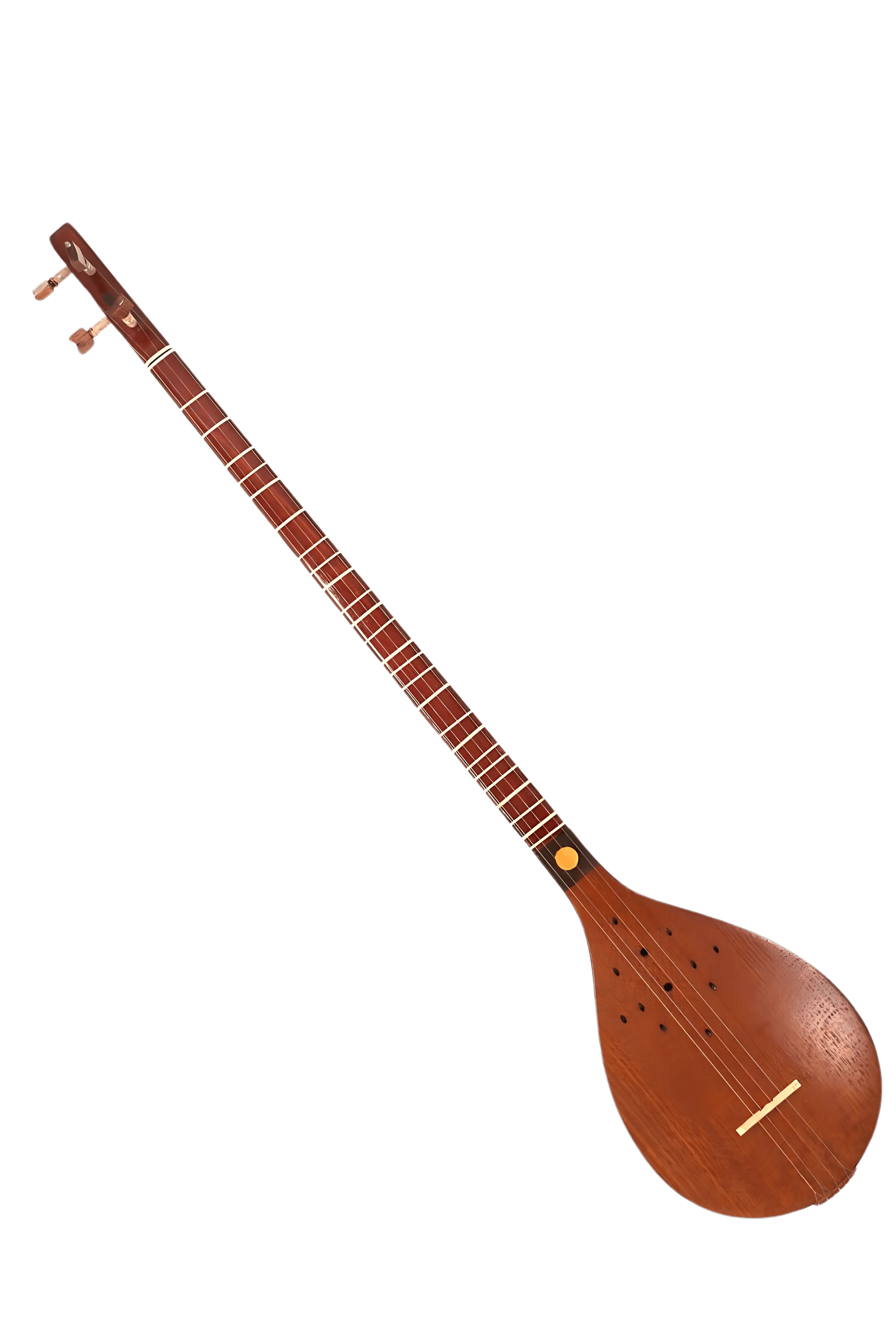 عکس سه تار استاد خلیل موسوی مدل خط دار 1