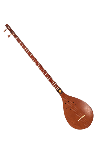 عکس سه تار استاد خلیل موسوی مدل خط دار 1