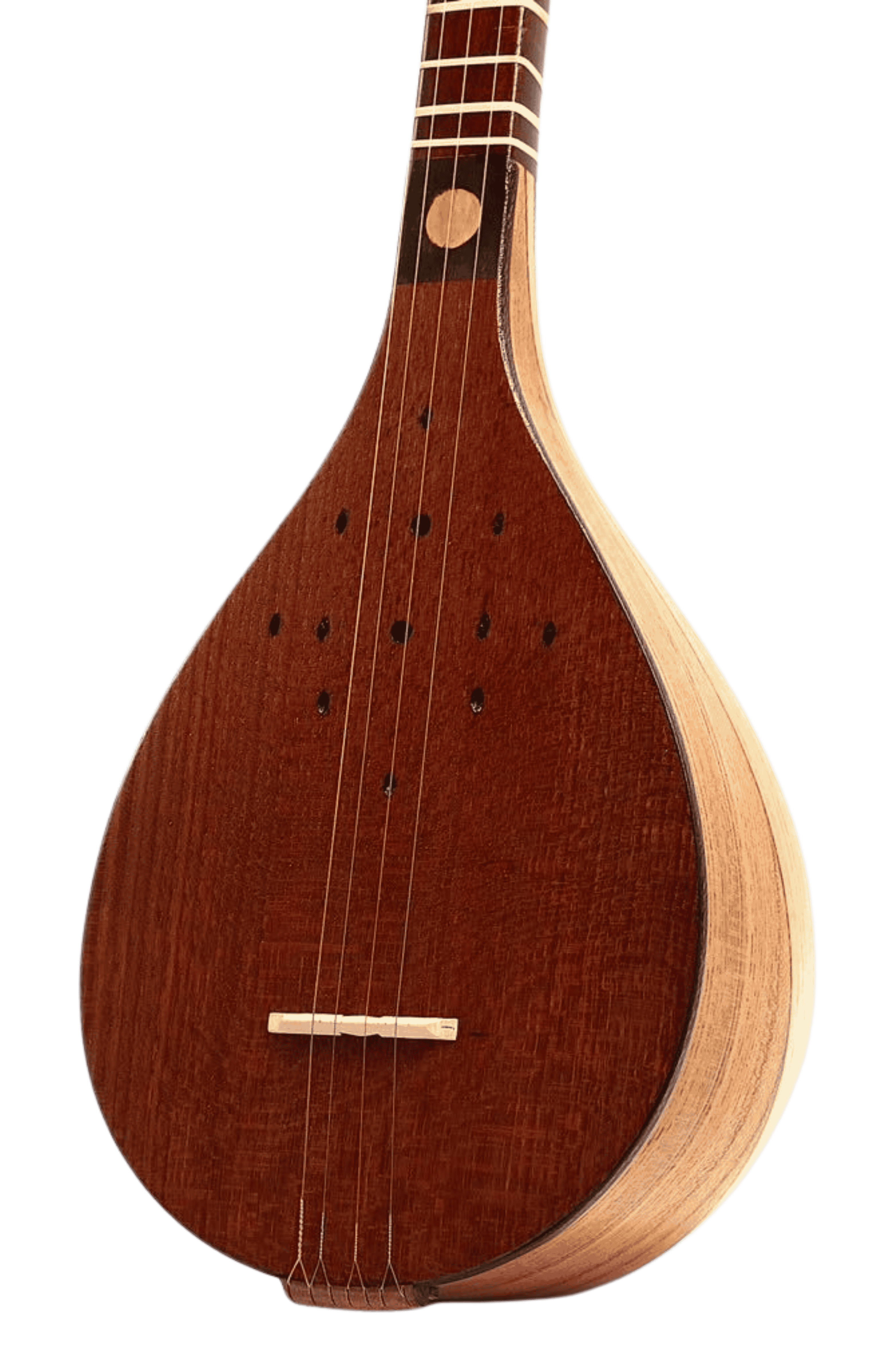 عکس سه تار استاد خلیل موسوی مدل خط دار 2