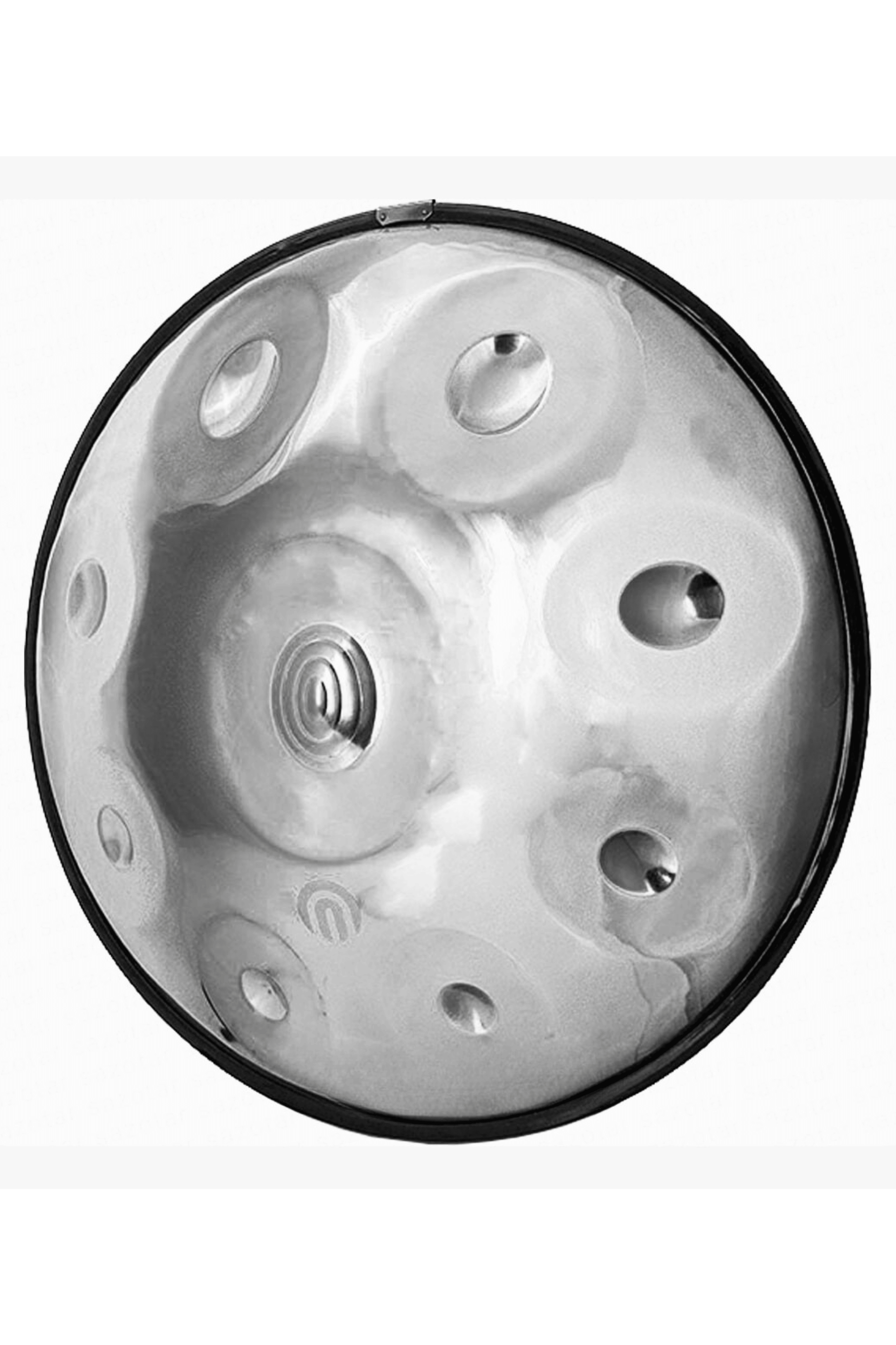 عکس 2 هنگ درام آرشا مدل تیتانیوم نقره‌ای براق